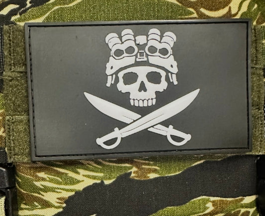 The Black Flag PVC Patch-XL